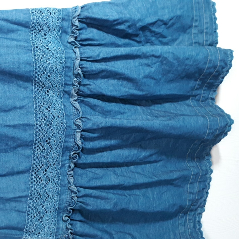 Liz Wear Vintage Denim Skirt - Picture 3 of 9